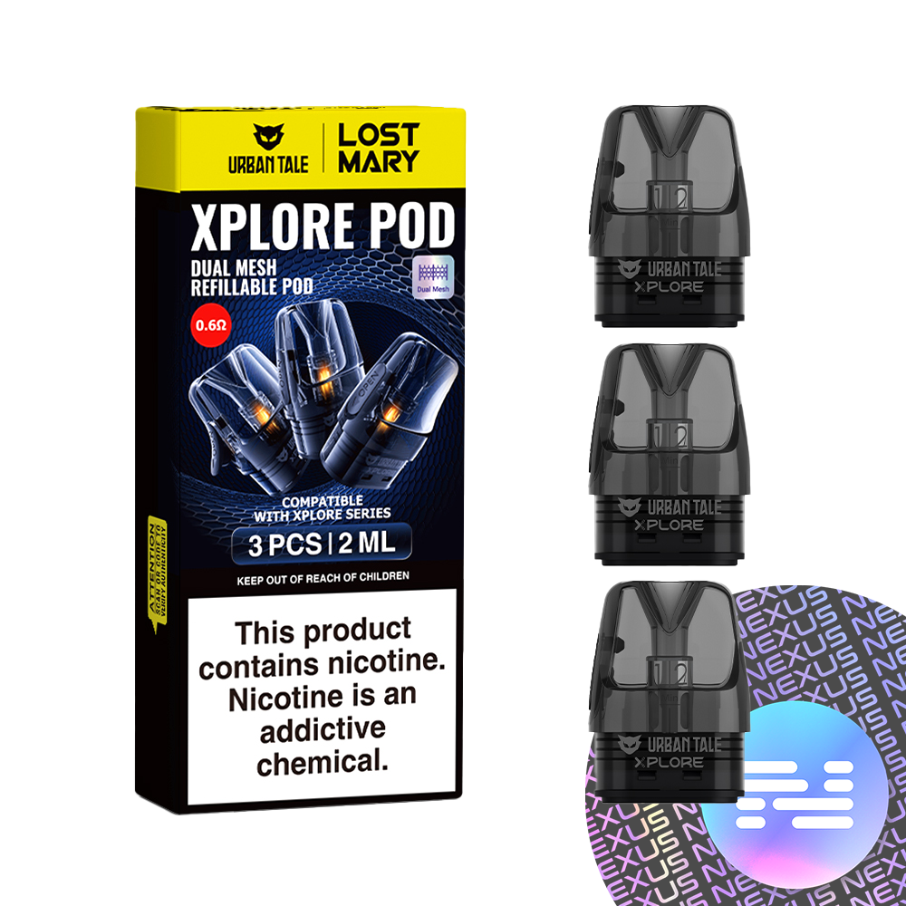 0.6 OHMS Urban Tale XPLORE Pods