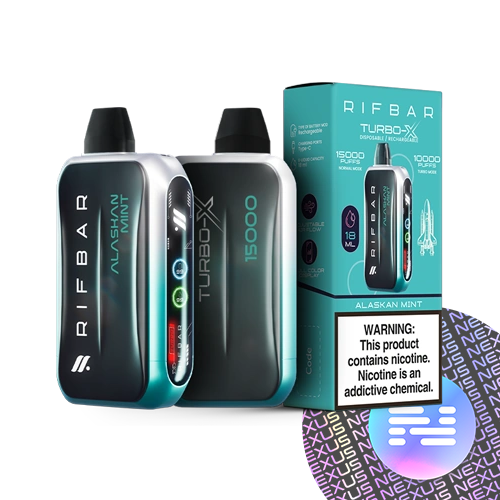 Alaskan Mint RifBar Turbo-X Disposable Vape