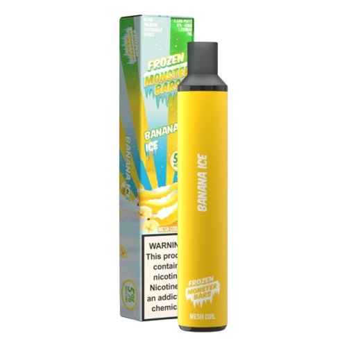Monster Bar 3500 5% Disposable Non Re-chargeable Vape - Banana Ice