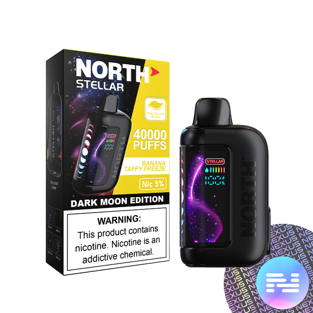 Banana Taffy Freeze North STELLAR 40K Disposable Vape