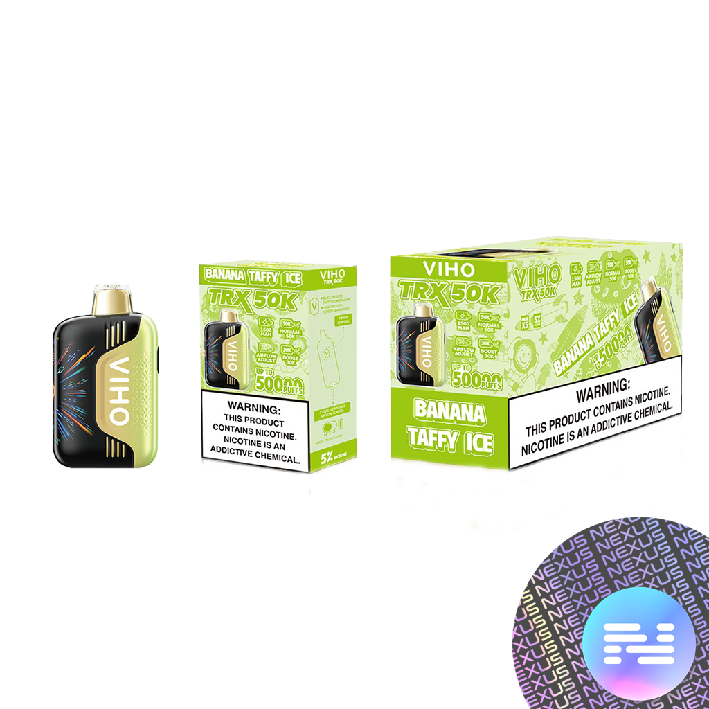 Banana Taffy Ice VIHO TRX 50K Disposable Vape