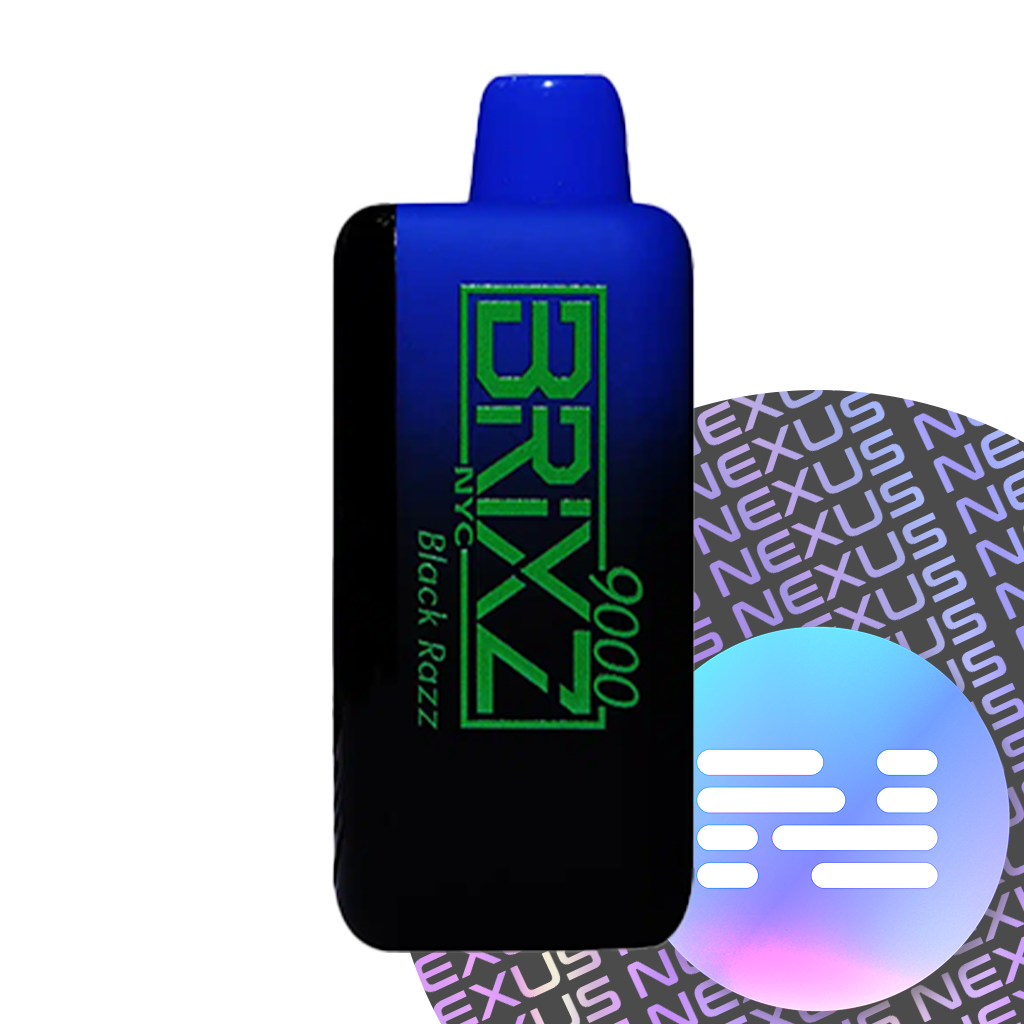 Black Razz Brixz NYC Disposable Vape