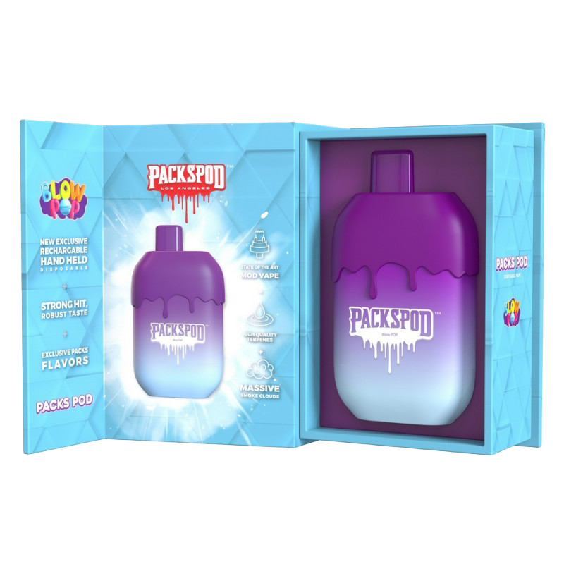 Packspod Disposable Vape 5000 Puffs by PackWoods - Blow Pop