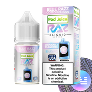 Blue Razz Cotton Clouds RAZ x Pod Juice E-Liquid