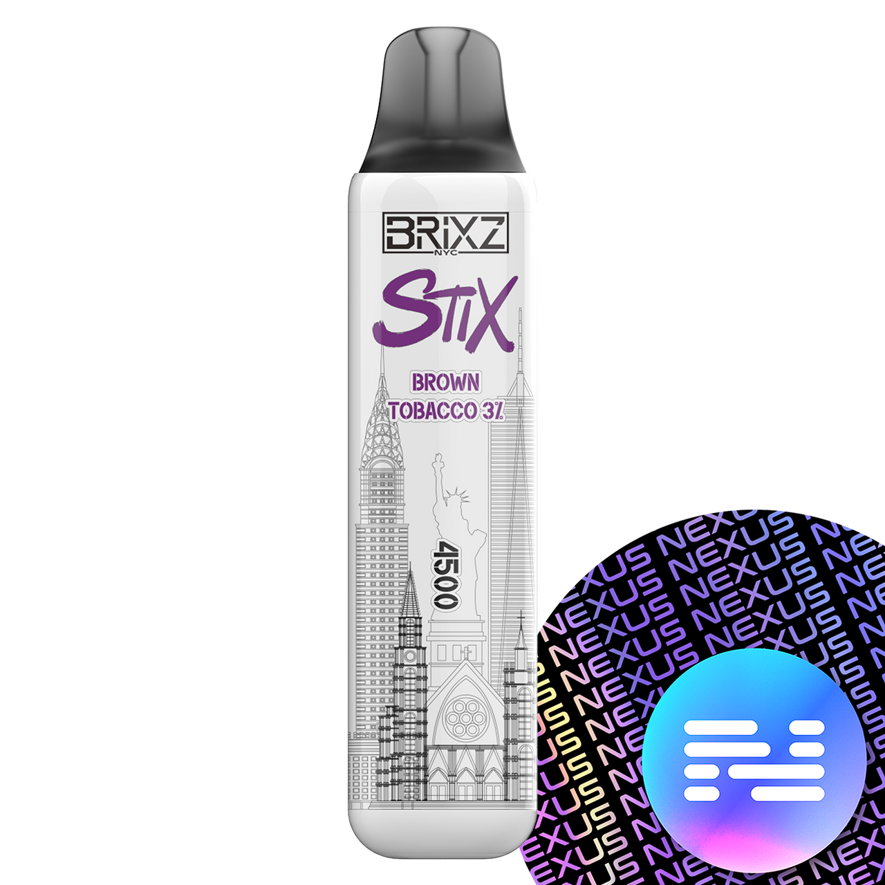 Brown Tobacco 3% Brixz Stix 4500