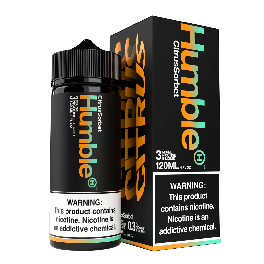 Humble Salt Nicotine E-Liquid 120 ML Vape Juice - Citrus Sorbet