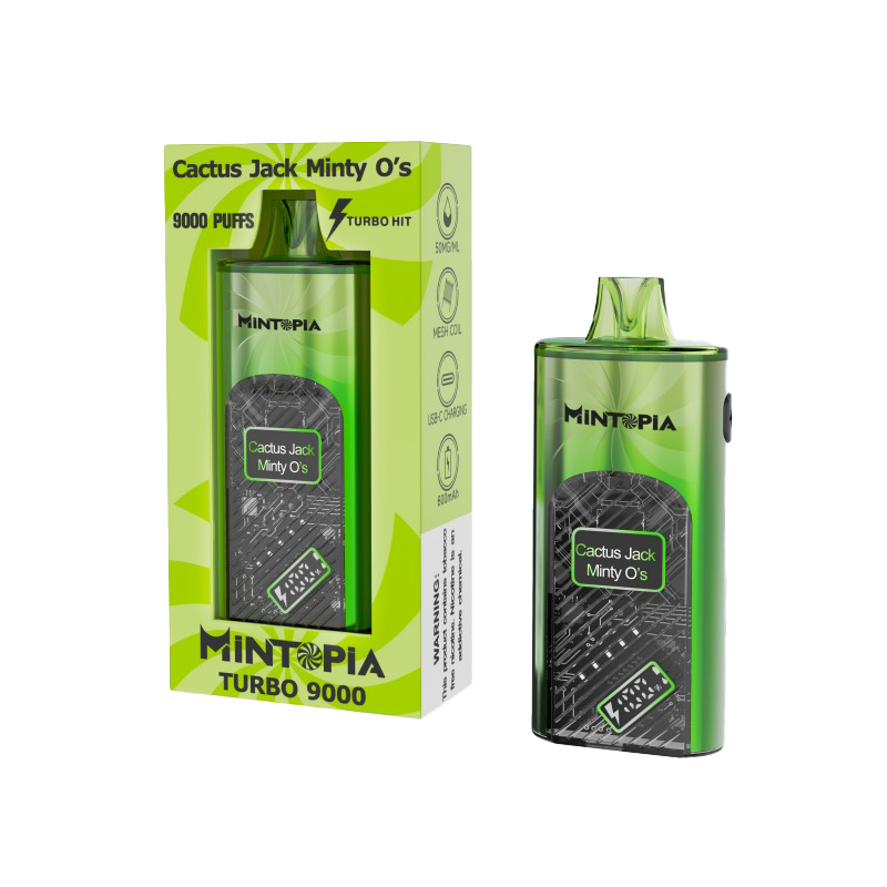MiNTOPiA Turbo 9000 Puffs Disposable Vape 5% Nicotine