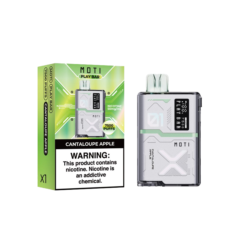 MOTI Play Bar 7500 Disposable Vape - Cantaloupe Apple