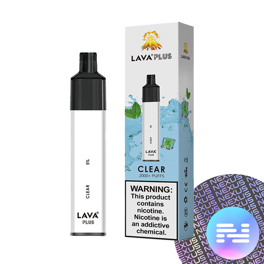 Clear LAVA Plus 2600 Disposable Vape