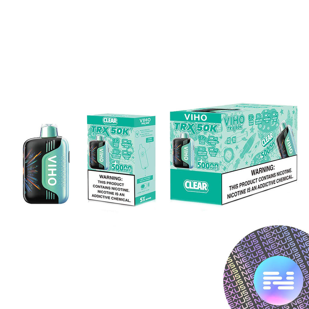 Clear VIHO TRX 50K Disposable Vape