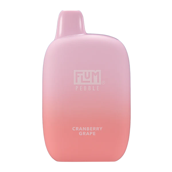 Flum Pebble 6000 Puffs Disposable Rechargeable Vape - Cranberry Grape