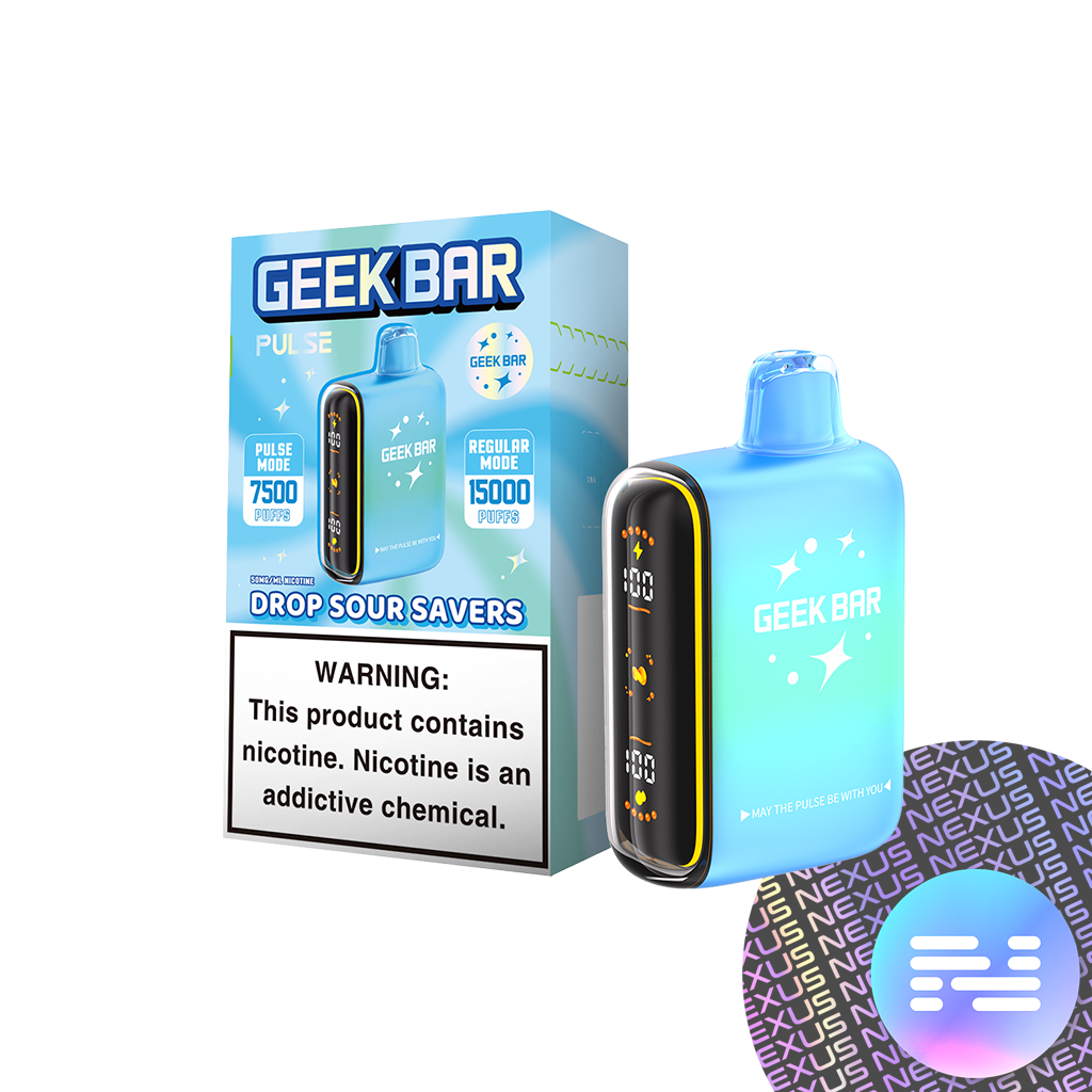 Drop Sour Savers Geek Bar Pulse SAVERS Edition Disposable Vape