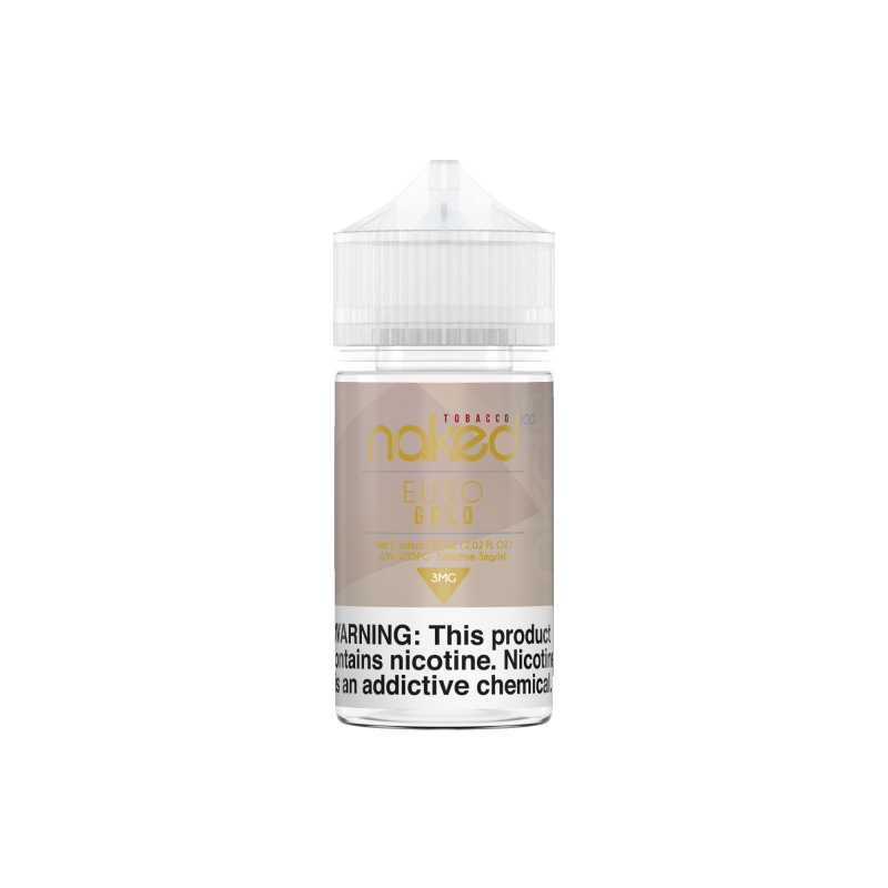 Naked 100 E-Liquid 60 ML Vape Juice - Euro Gold