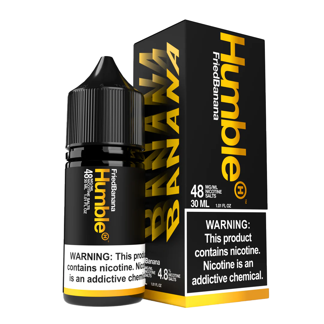 Humble Salt Nicotine E-Liquid 30 ML Vape Juice - Fried Banana