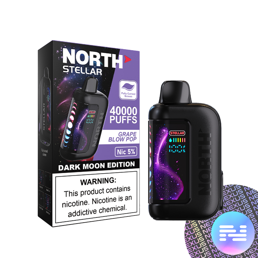 Grape Blow Pop North STELLAR 40K Disposable Vape