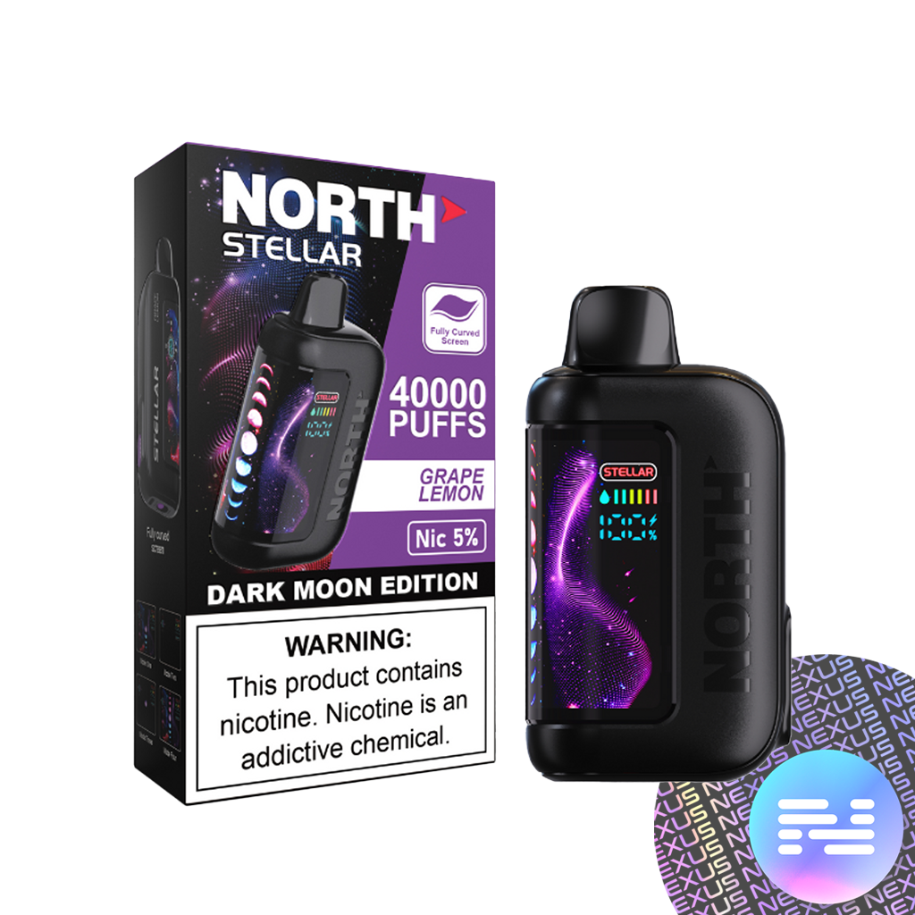 Grape Lemon North STELLAR 40K Disposable Vape