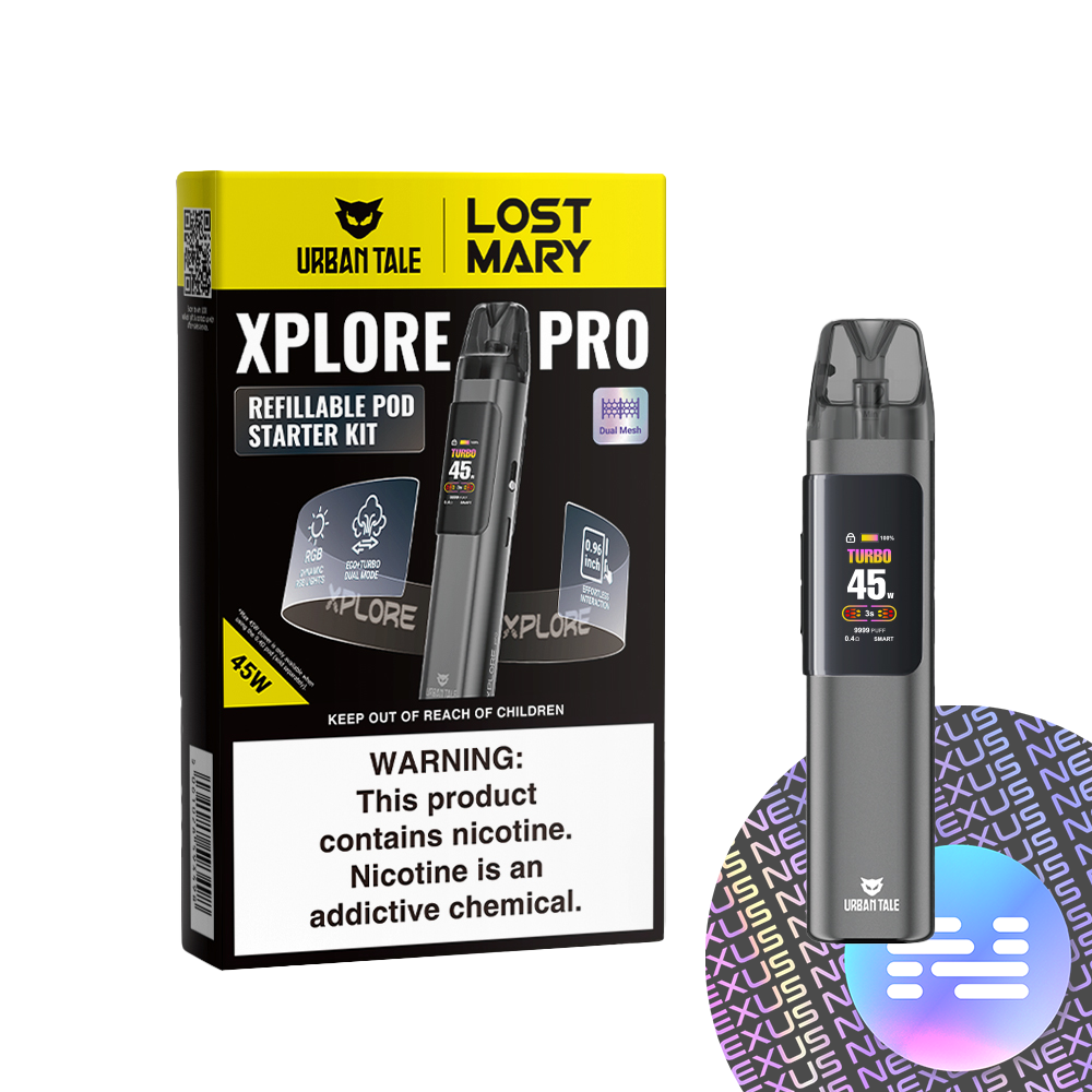 Gray Urban Tale Lost Mary XPLORE Pro Kit