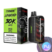 Green Apple Tyson Legend 30000 Disposable Vape