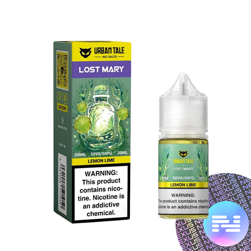 Lemon Lime Urban Tale E-Liquid by Lost Mary