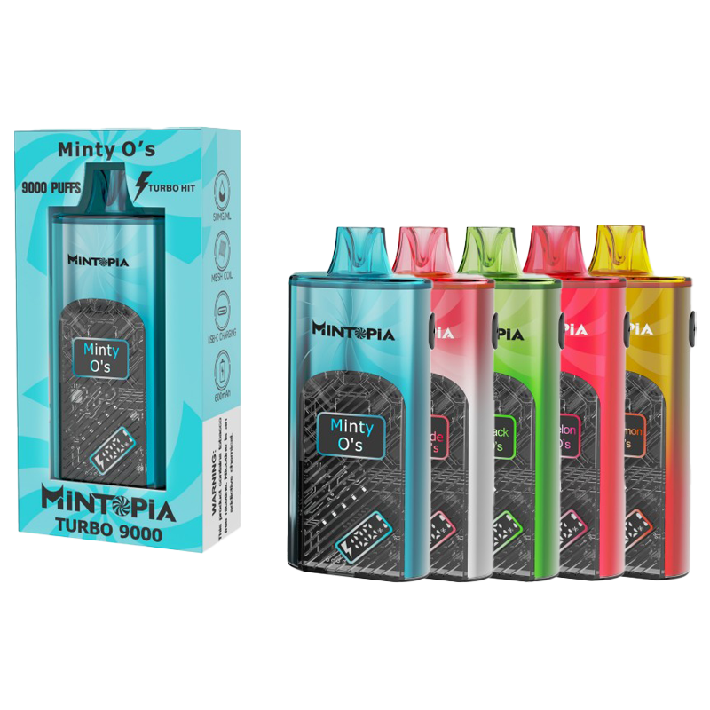 MiNTOPiA Turbo 9000 Puffs Disposable Vape 5% Nicotine