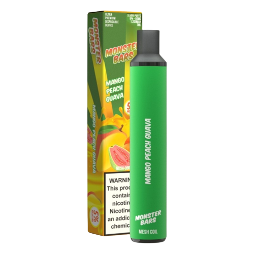 Monster Bar 3500 5% Disposable Non Re-chargeable Vape - Mango Peach Guava