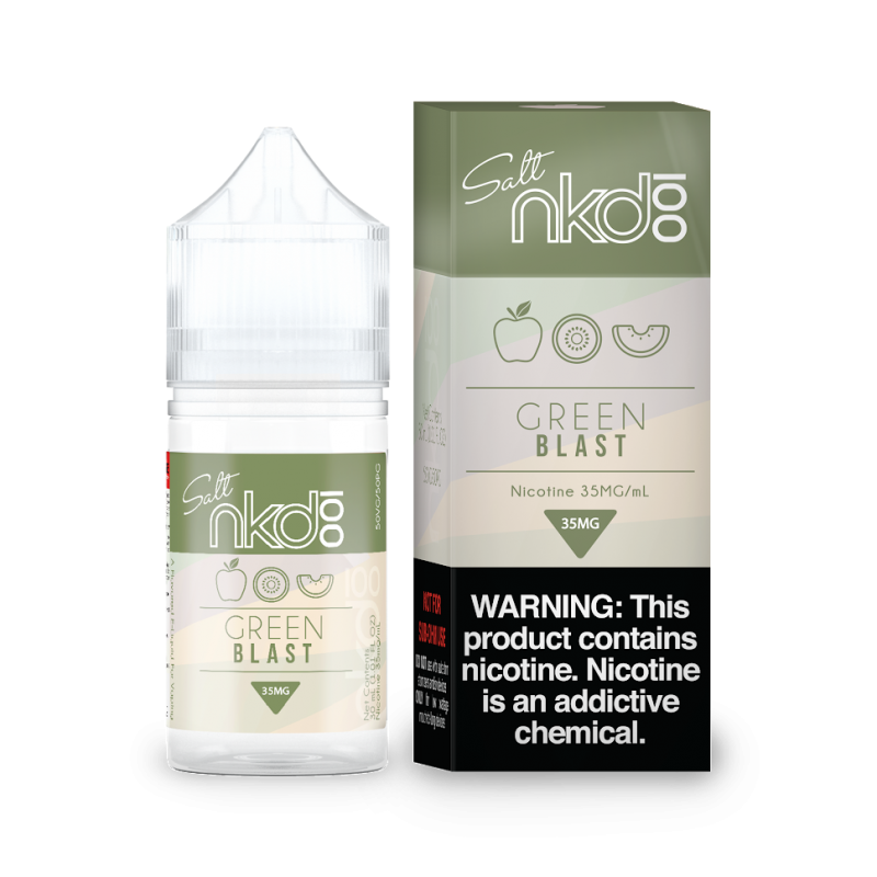Naked 100 E-Liquid Vape Juice 30 ML - Melon Kiwi (Green Blast)