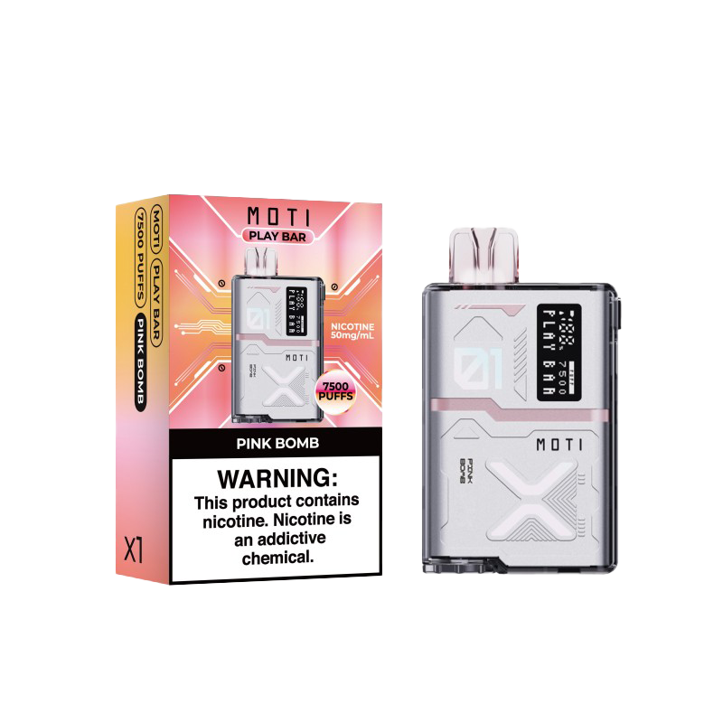MOTI Play Bar 7500 Disposable Vape - Pink Bomb