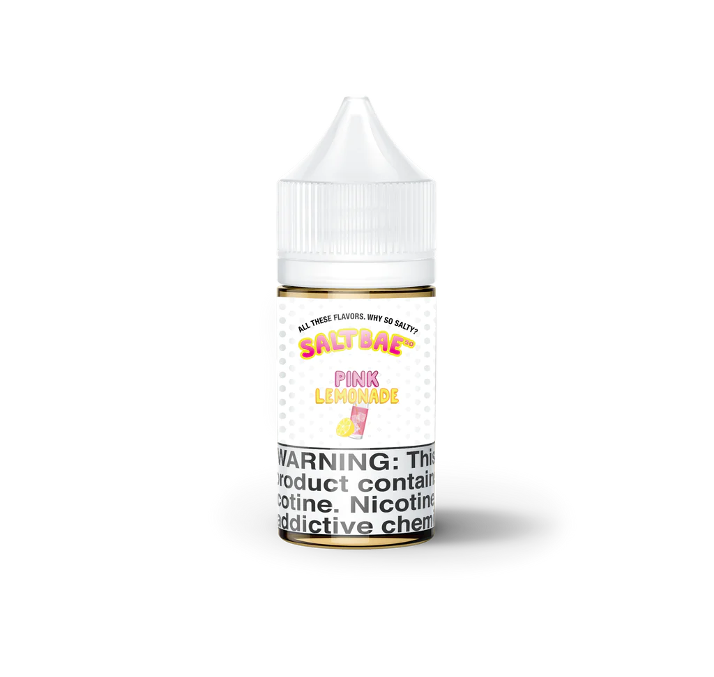 Salt Bae 50 Salt Nic E-Liquid Vape Juice - Pink Lemonade