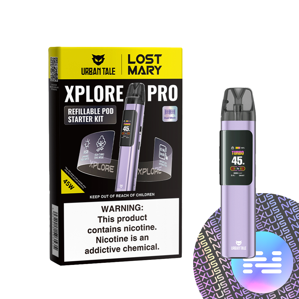 Purple Urban Tale Lost Mary XPLORE Pro Kit