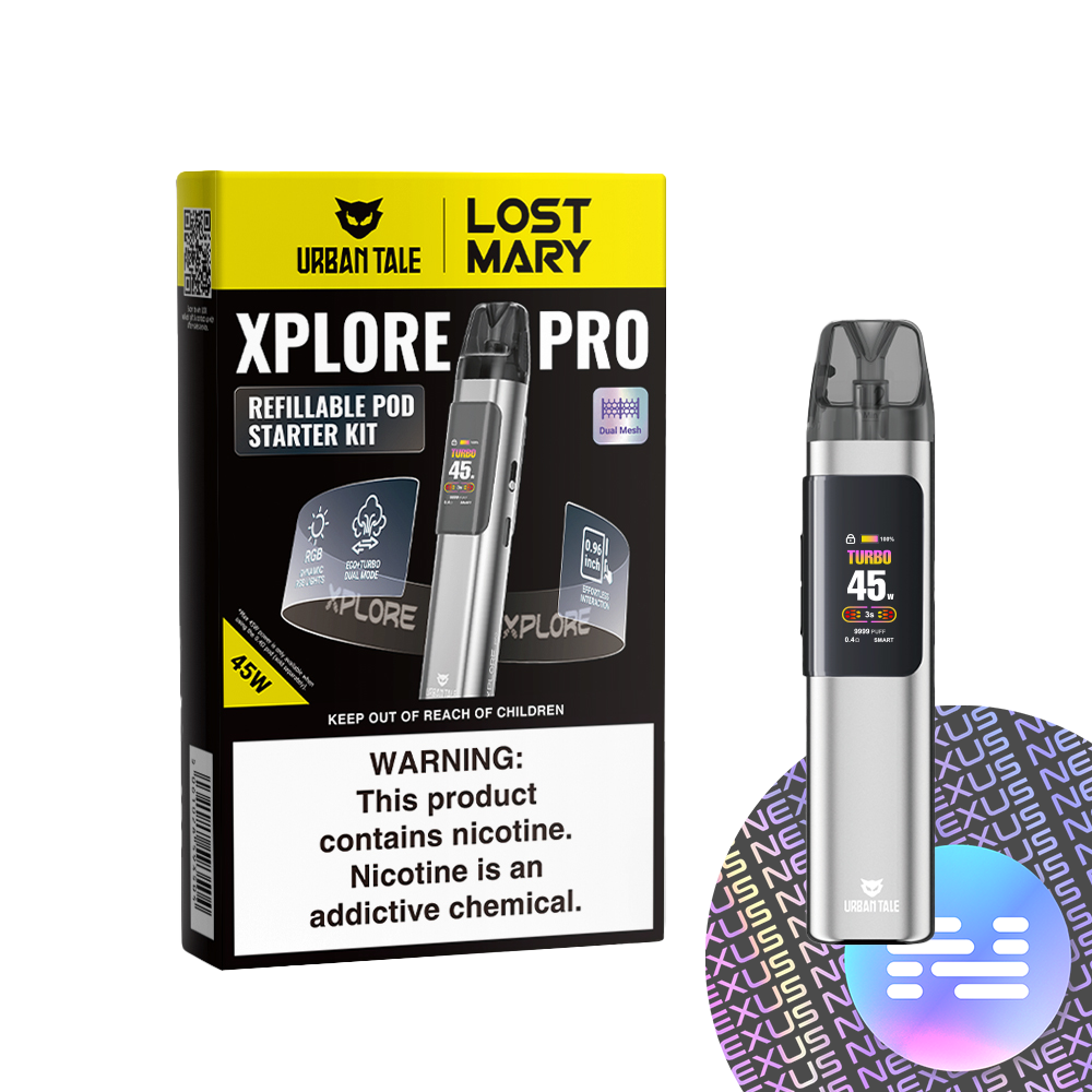 Silver Urban Tale Lost Mary XPLORE Pro Kit