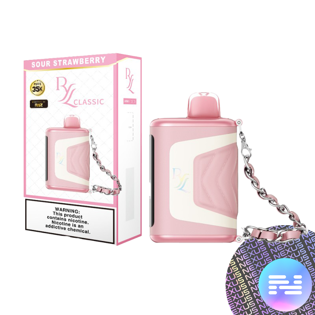 Sour Strawberry RYL Classic 35000 Disposable Vape