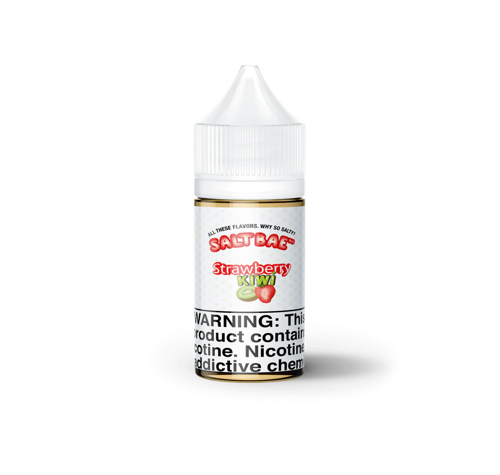 Salt Bae 50 Salt Nic E-Liquid Vape Juice - Strawberry Kiwi