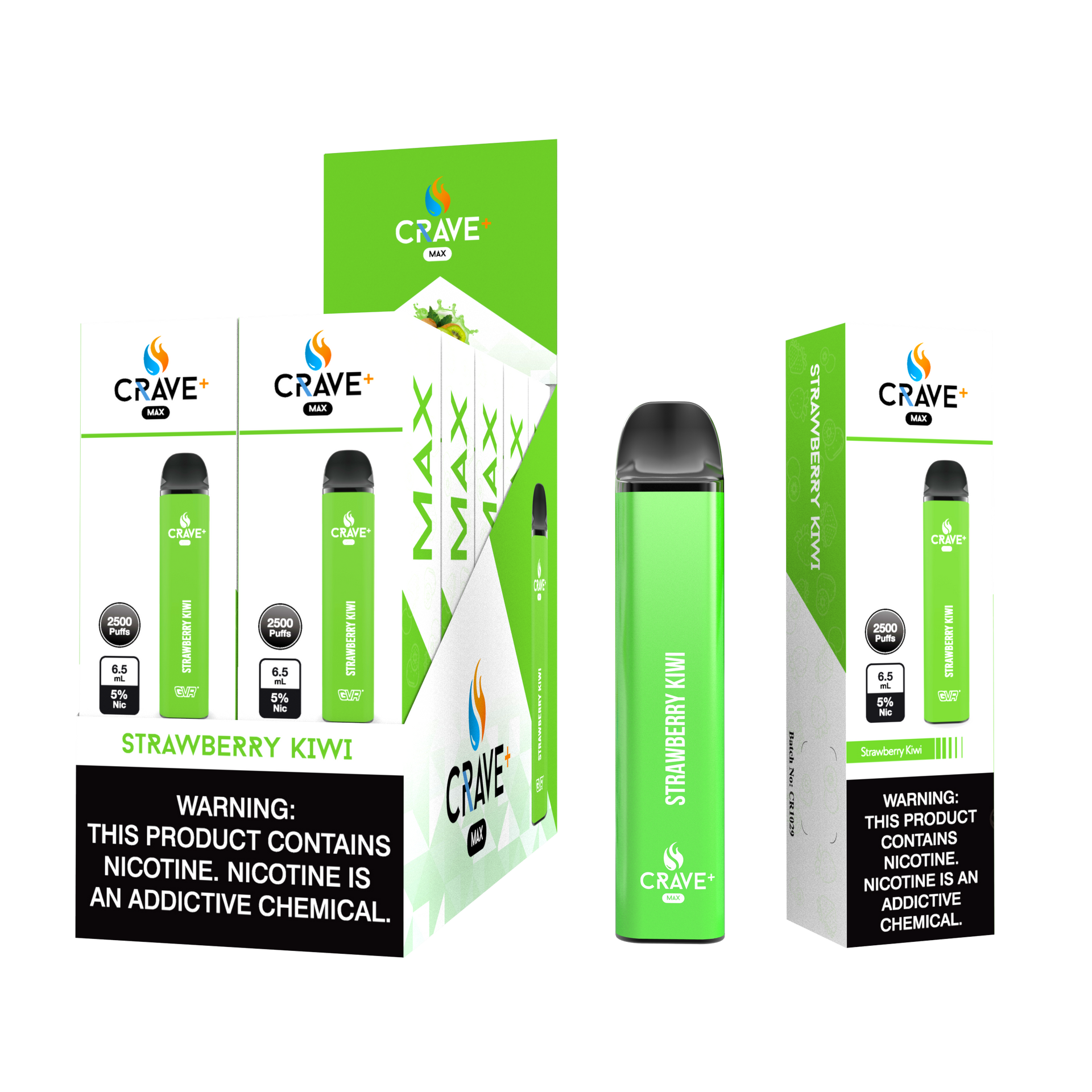 Crave Max 2500 Strawberry Kiwi