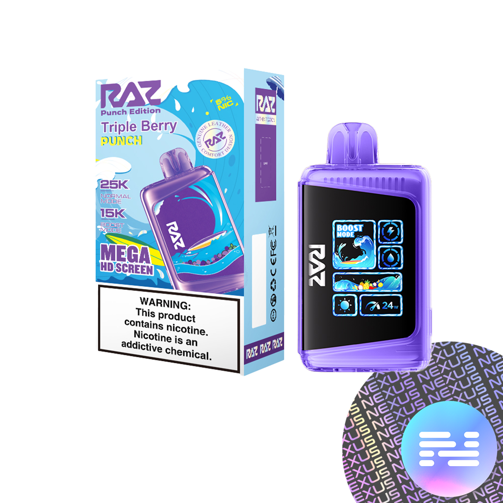 Triple Berry Punch RAZ LTX 25000 PUNCH Edition Disposable Vape