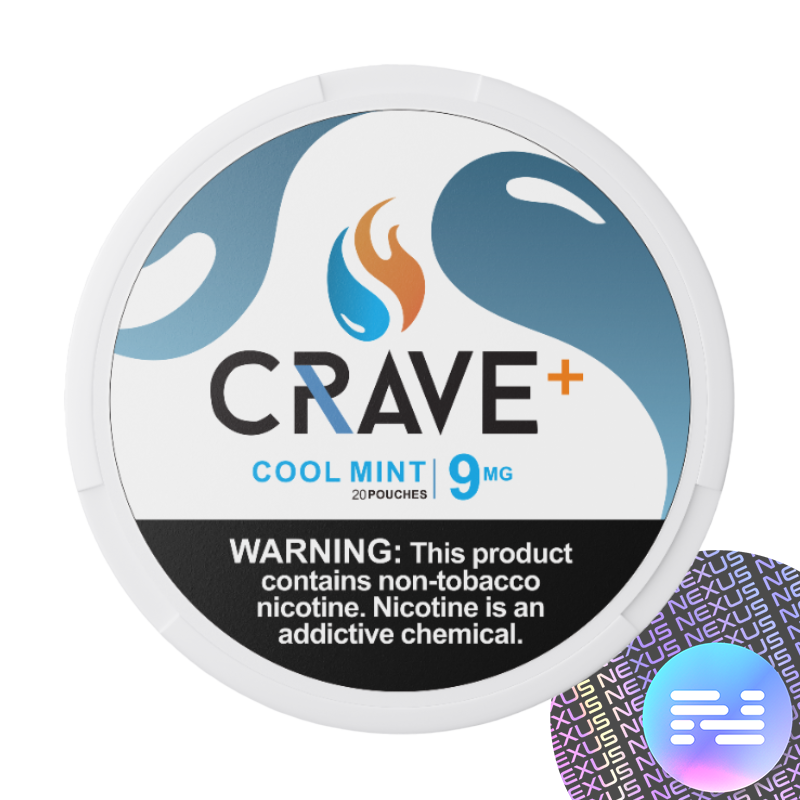 Cool Mint 9MG Crave Plus Nicotine Pouches