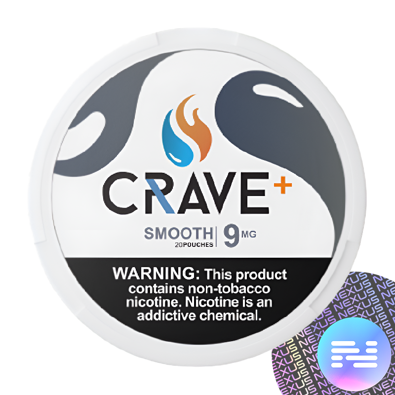 Smooth 9MG Crave Plus Nicotine Pouches