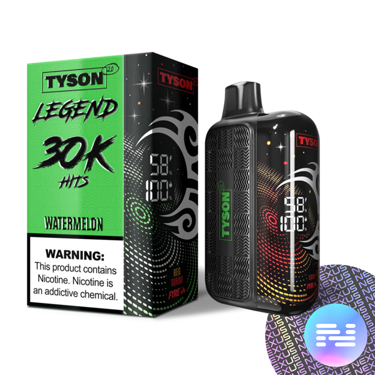 Watermelon Tyson Legend 30000 Disposable Vape