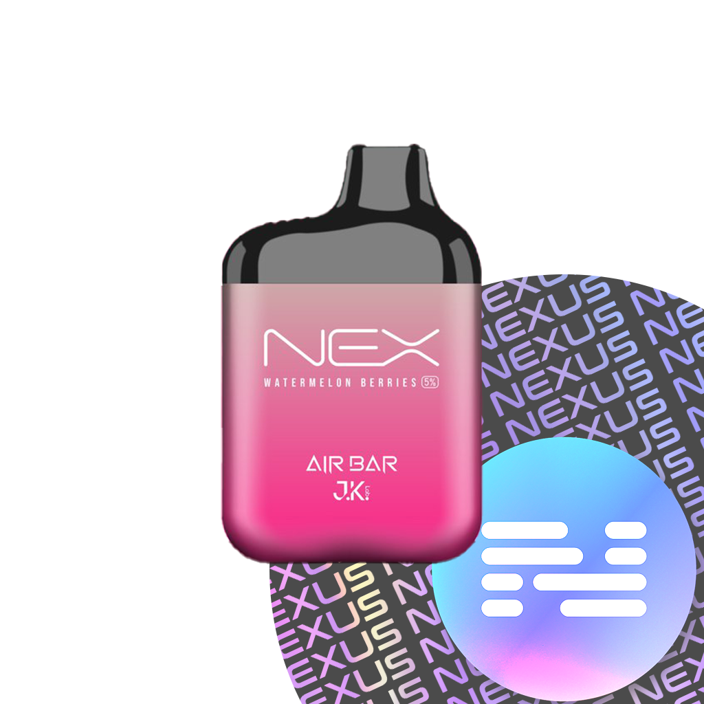 Watermelon Berries Air Bar Nex 6500 Puff Disposable Vape 5% Nicotine