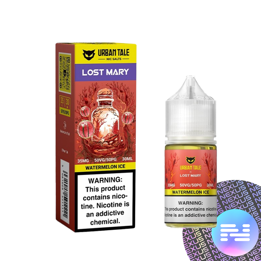 Watermelon Ice Urban Tale E-Liquid by Lost Mary