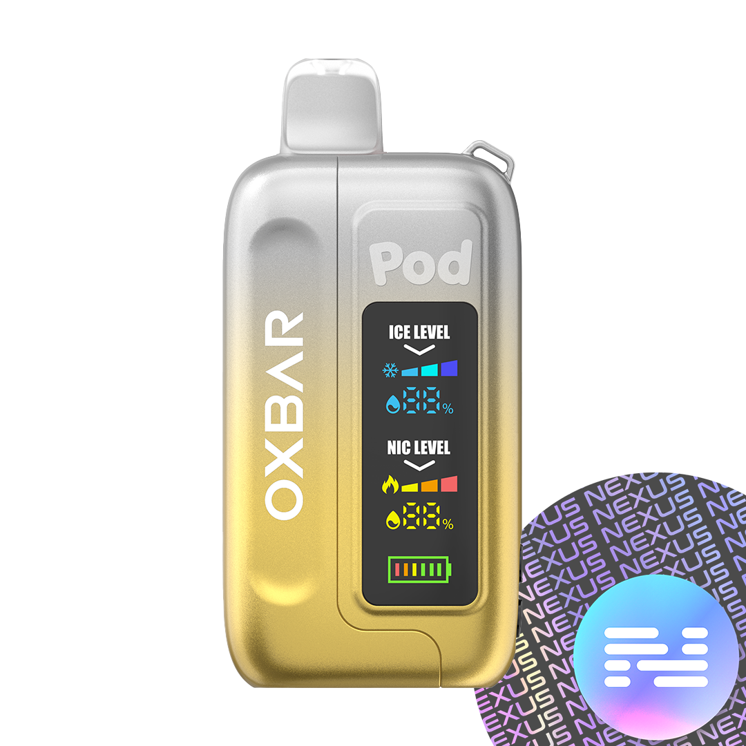 White Gummy Watermelon OXBAR Ice-Nic Control 35K Pod Juice Disposable Vape