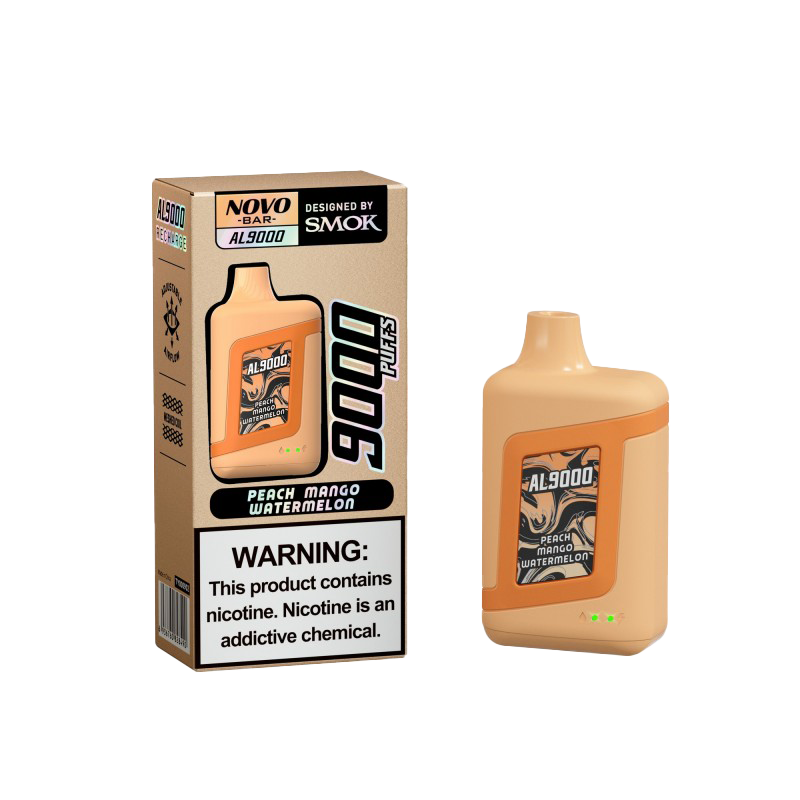 NOVO Bar AL9000 Peach Mango Watermelon